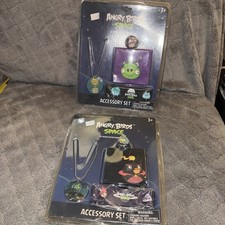 De Colección Angry Birds Espacio Accesorio Conjunto Collar Anillo Pulsera Bomba Cerdo Congelado Hielo
