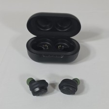 JLab JBuds Air True Wireless Bluetooth In-Ear Earbuds Built-In Mic Black/Green