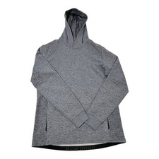 Lululemon Textured Tech Hoodie Mens Medium Gray Pullover M3CG4S