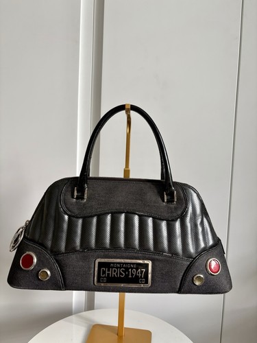 Vintage Christian Dior Galliano “Chris 1947” Montaigne Cadillac Top-Handle Bag