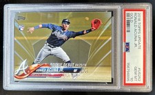 2018 Topps Update Ronald Acuna Jr. Gold Rookie RC #/2018 Braves PSA 10 GEM MINT