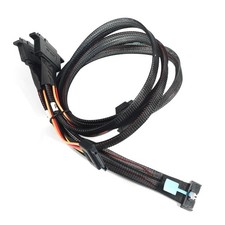 PCIE Slimline 5.0 MCIO 8I 74P to 2 SFF-8639 15P With Screw Positioning Holes
