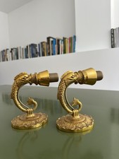 Paire d’Appliques Bronze Vintage / Luminaire Regency TBE