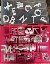Box Of Wooden Letters-Over 100 Pieces Arts  Crafts