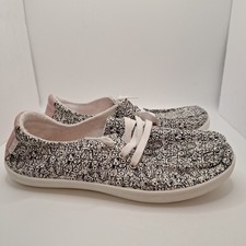 BOB by Skechers Beach Bingo Dogs Memory Foam Slip-on W/ Laces Shoes Women's 8.5