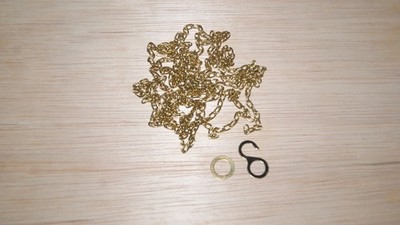 BRASS PLATED CHAIN FOR CUCKOO CLOCKS  NEW PARTS CLOCK PART #88