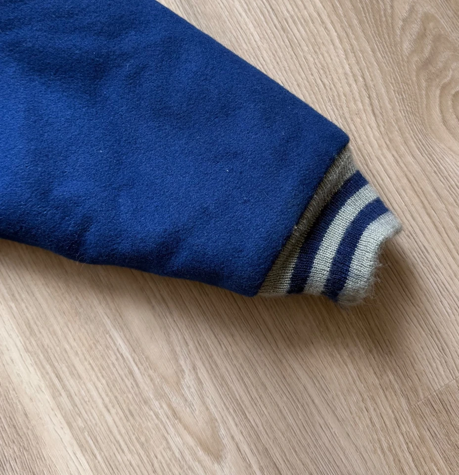 Vintage 90s HC Davos Wool Jacket Hockey Bomber - Image 4 of 4