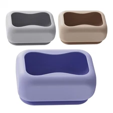 Tissue Box Cover Modern Facial Tissue Holder With Suction Cup Wall 