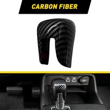 Carbon Fiber Trim Gear Shift Knob Panel Cover Bezel Fit Honda Accord 2018-2025