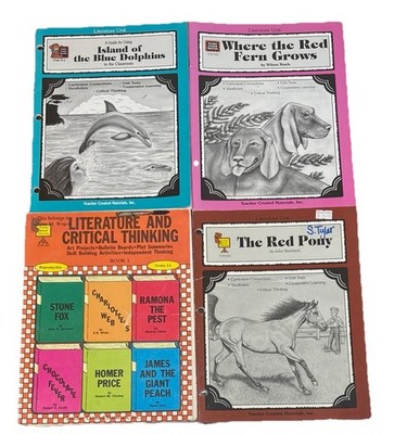 Teacher Created Materials Literature Study & Critical Thinking Set Homeschool