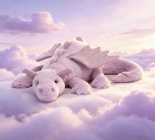 JELLYCAT LAVENDER DRAGON LARGE 