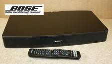 Bose Solo TV Sound Bar Under TV System in Black with Remote Tested Working
