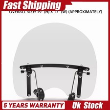Motorcycle Windshield Universal Screen Windscreen Deflector For Honda Yamaha