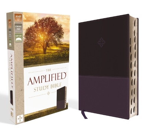 The Amplified Study Bible, Leathersoft, Purple, Thumb Indexed... - 9780310446538