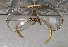 Vintage Ray Ban Bausch & Lomb 1/10 12K GF Shooting Sunglasses Bullet Hole