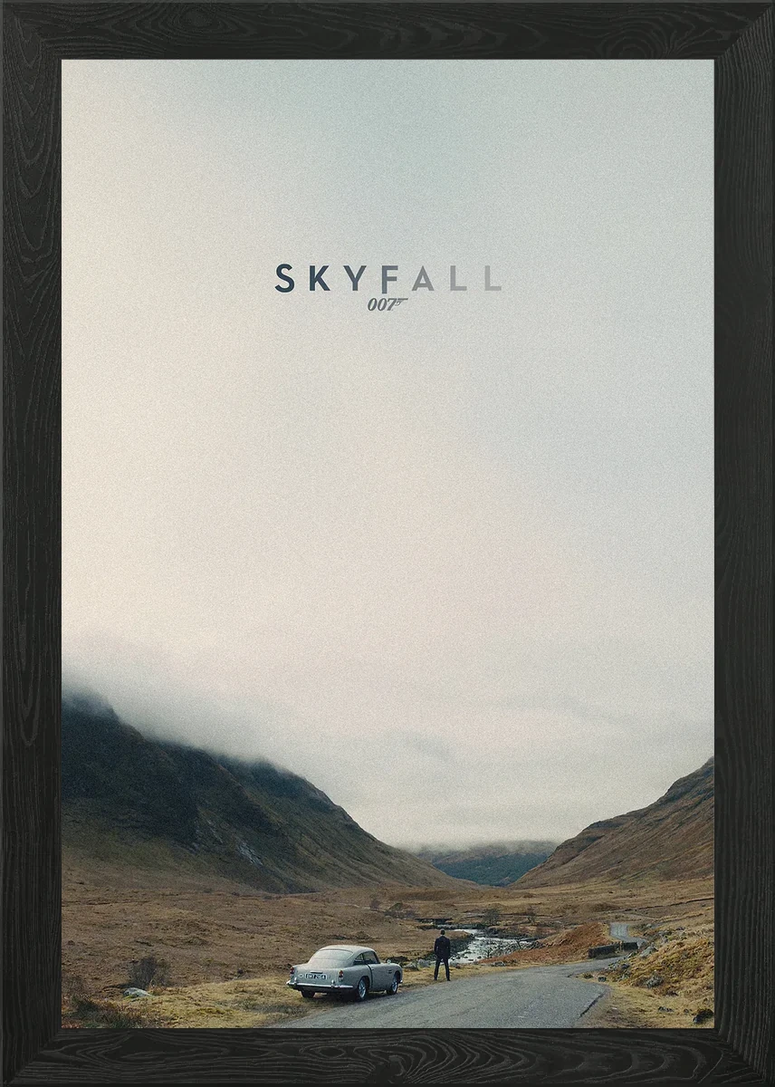Skyfall Movie Poster Framed Wall Art Poster Canvas Print Picture