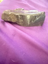 Black shiny slag glass rock 