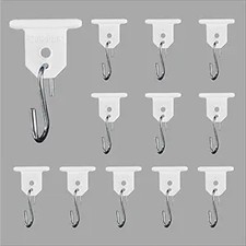 RV Awning Hooks, Awning Light Clips for Christmas Camping 12pcs hooks