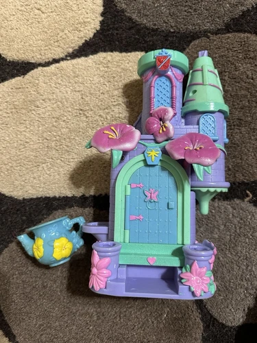 Vintage 2001 Trendmasters Starcastles Butterfly Tea Set Polly Pocket Incomplete