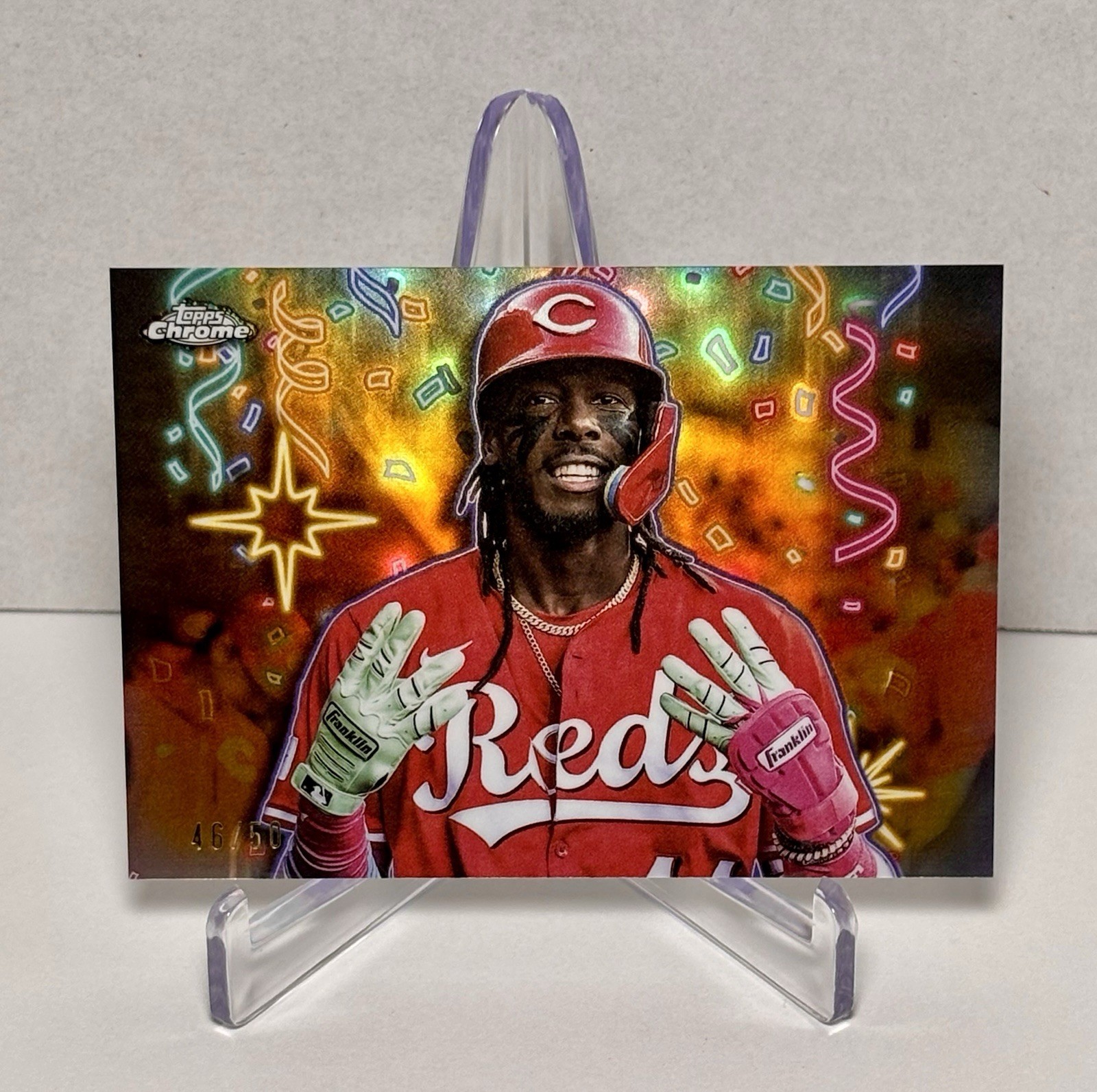 2025 Topps Chrome Update /50 - Elly De La Cruz (Celebracion) (Gold) (SSP)