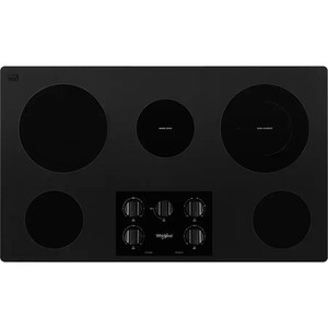 Whirlpool 5-Burner 36" Ceramic Glass Electric Cooktop