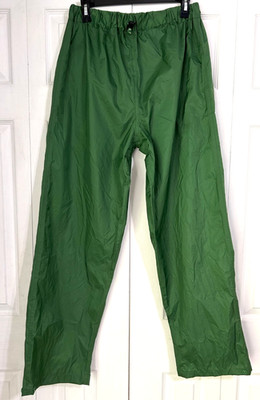Redhead Thunderlight Mens S Nylon Windbreaker Pants Green Cinch Hiking Fishing