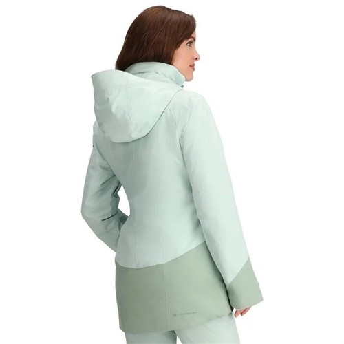 NWT Obermeyer Women's First Chair Ski Snowboard Jacket Glacial Ice New Size 8 - Picture 3 of 11