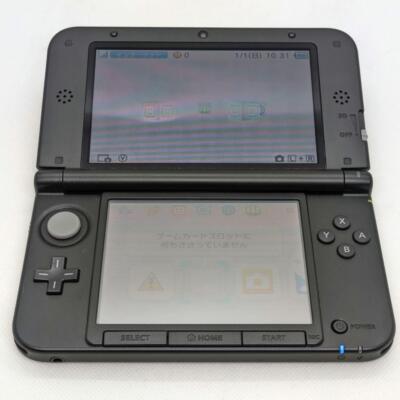 Nintendo 3DS XL LL Super Mario Silver Limited Handheld Console