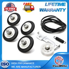 4581EL2002C Dryer Drum Roller Wheel and Shaft Pack of 4 For LG 4581EL2002H