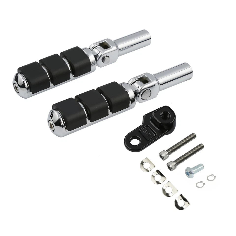 Kits de montaje de clavijas de pie de pasajero traseras aptas para Harley Cross Bones 2008-2011 Foto 2 de 2