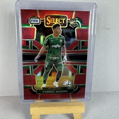 23/24 Panini FIFA Select Palmeiras Red SP Rookie Card Gabriel Menino