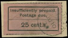 Zanzibar Scott J8Bv Gibbons D13a Superb Used Stamp