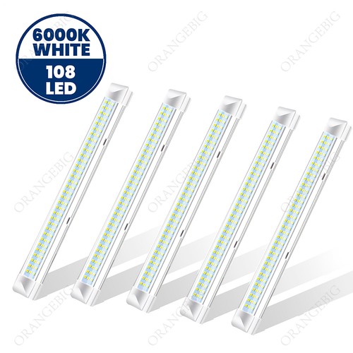 12V Car Van Interior Lights Strip Bar 108 LED Bus Caravan ON/OFF Switch 12 VOLT - Picture 17 of 22
