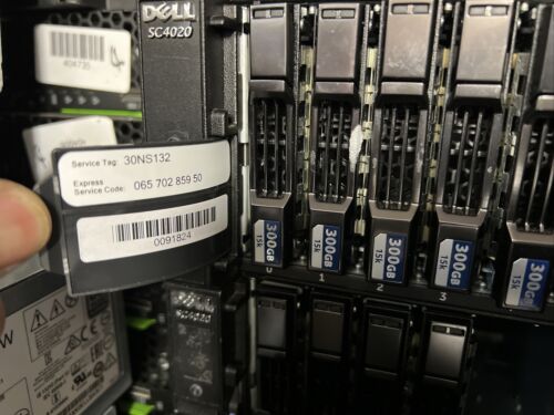 Dell Compellent SC4020F Storage Array 24-Bay 2*PSU 2*H7T18 Controllers - Picture 8 of 9
