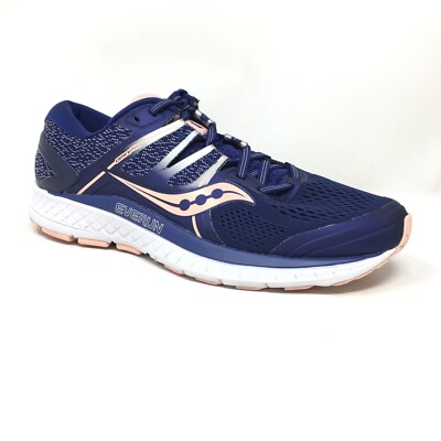 Saucony Omni ISO Running Shoes Sneakers Womens Size 10 US 42 EU Blue Pink Gym