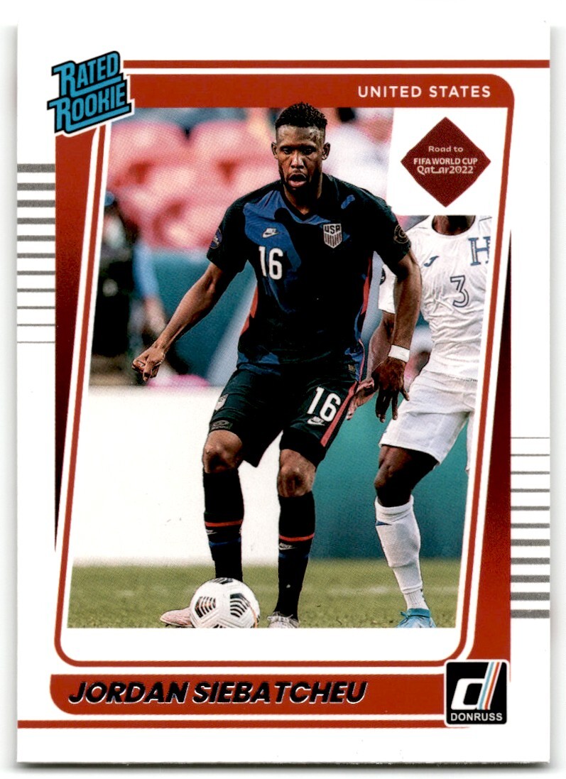 2021 Donruss Road to Qatar Jordan Siebatcheu Rookie USA #194