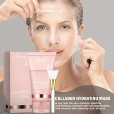 Collagen Overnight Wrapping Mask KOREAN GLASS SKIN ROUTINE elasticity hydration