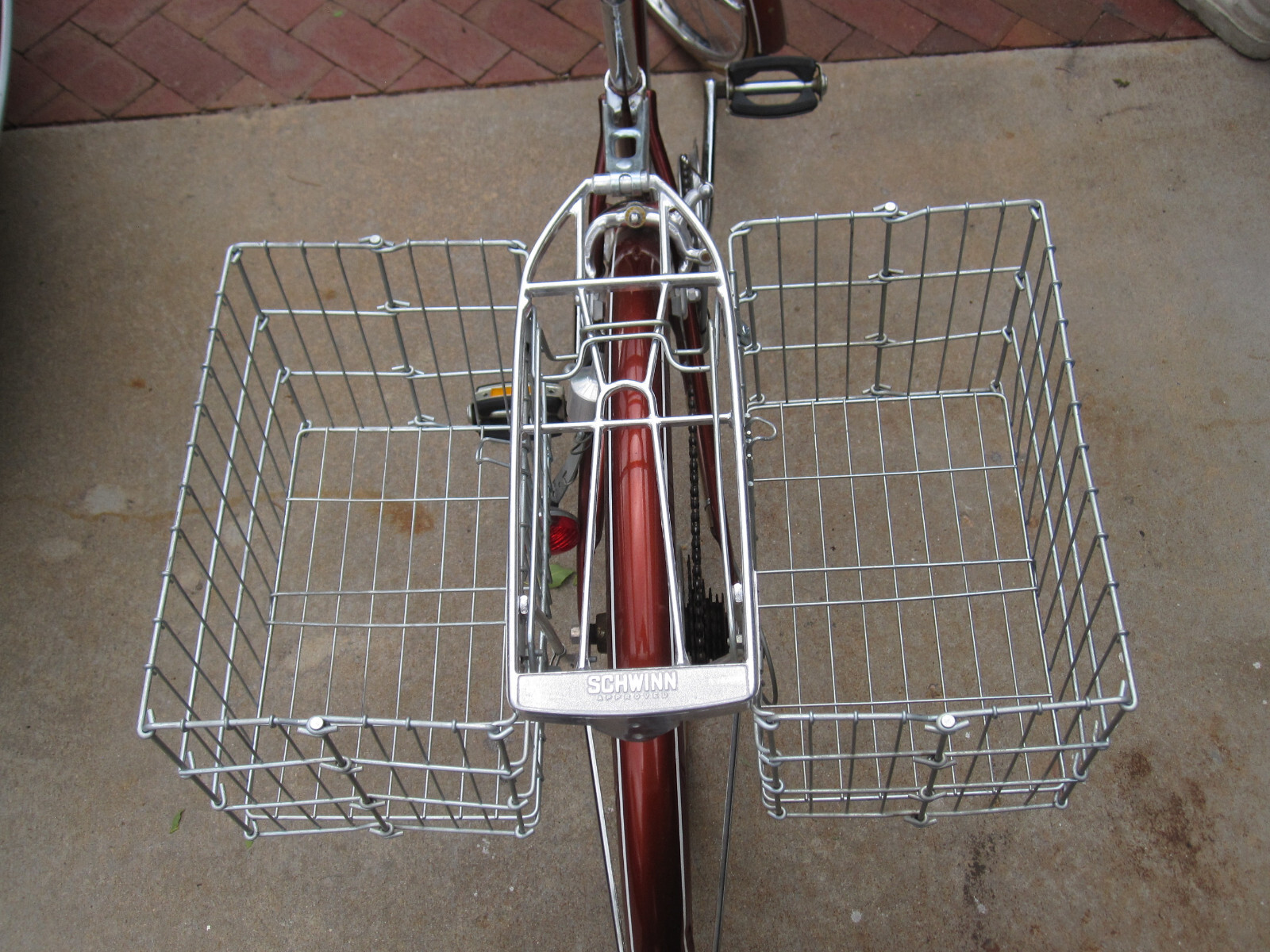 Vintage Genuine Schwinn Carrier rack & Rear Folding Twin Wire Bicycle