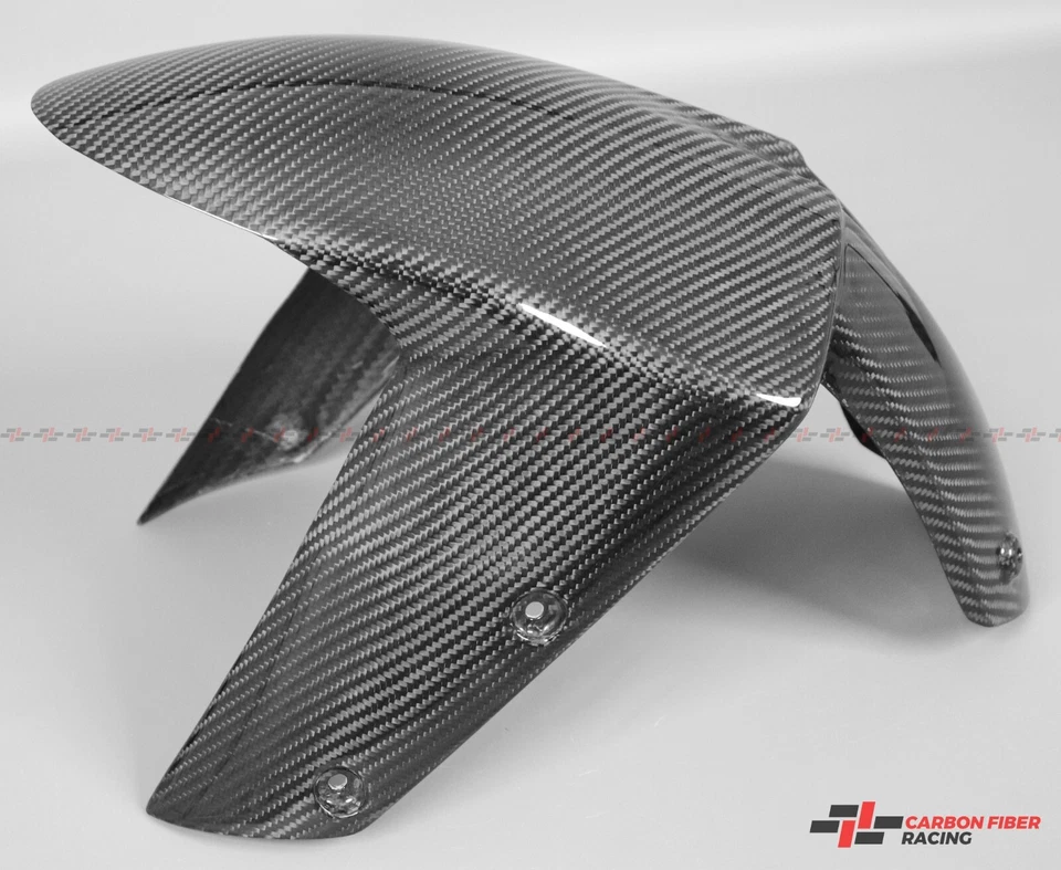 Guardabarros delantero Kawasaki Ninja ZX-10R (2004-06) ZX-6R (2005-08) - 100 % fibra de carbono Foto 2 de 3