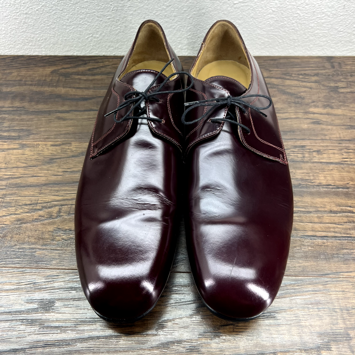 Acne Mens Shoes Size EU 46 US 13 Brown Leather Lace Up Oxfords dress Shoes oscar-mens-leather-lace-up-  main image 4