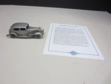 Lot #2 Danbury Mint 1932 ALFA ROMEO 1750 Pewter Classic Cars of the World