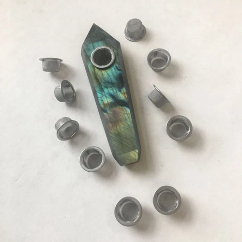 40Stück Rauchen Röhren Pfeife Shisha Bong Siebe Metall Mesh Schüssel Filter - Bild 3 von 7