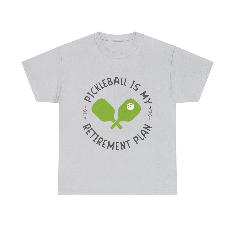 Pickleball Is My Retirement Plan - Unisex Officer Retirement Funny Retro T-Shirt