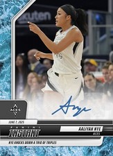 Aaliyah Nye - 2025 Panini Instant WNBA #53 - Water /10 Auto