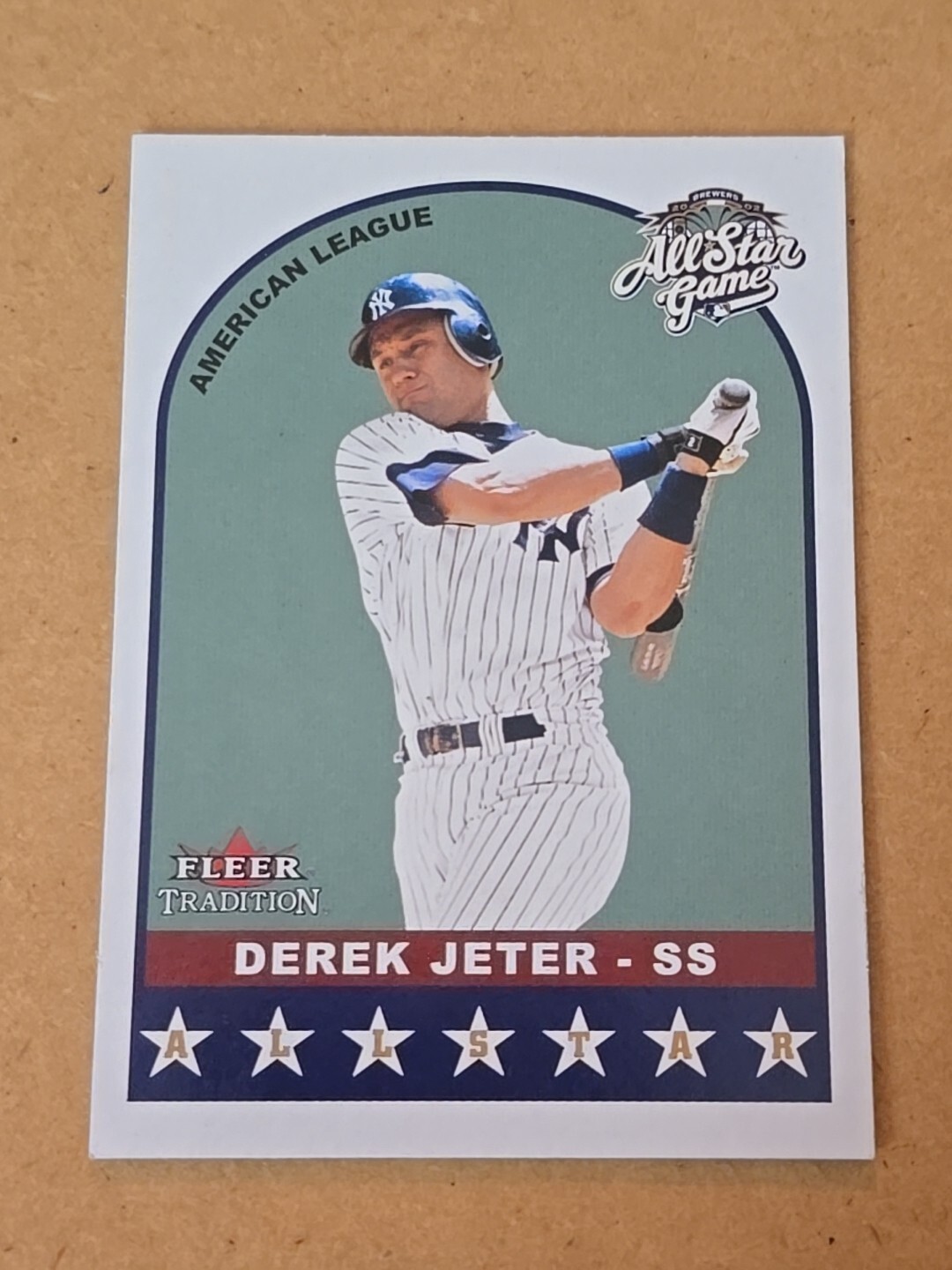 2002 Fleer Tradition Update #U307 Derek Jeter New York Yankees