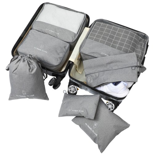 7 Pcs Sac offres De Rangement Pour Bagages Manquer Voyage Organisateur Vêtements