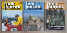 Funkjournal Zeitschrift  - 3 alte Hefte - Jahrgang 1979-1980