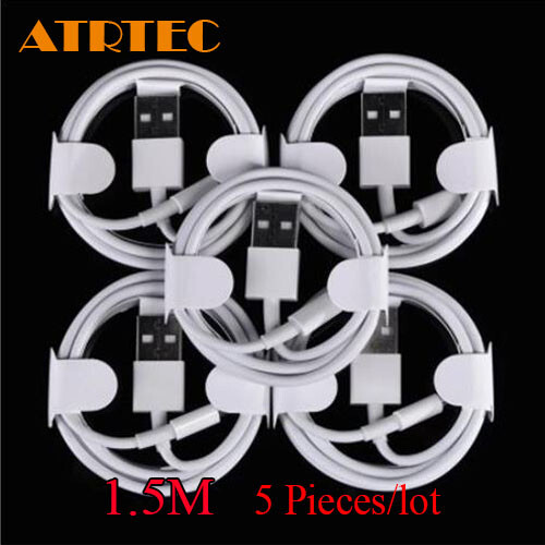 5X 1,5M IPHONE Charger Data Cable for IPHONE 6 7 8 X XS XR 11 12 13 Pro IPAD - 第 1/6 張圖片