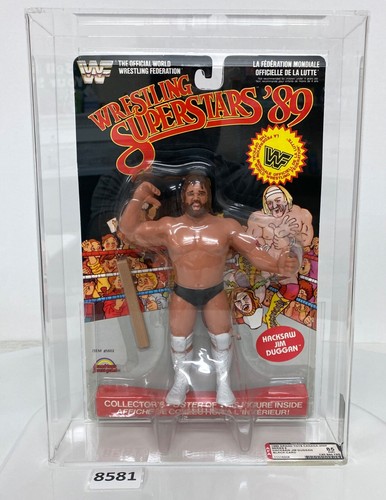 AFA 85 NM+ WWF Wrestling Superstars Hacksaw Jim Du...