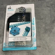 DAHLIA Petal EK Success Tools Dimensional Flower Punch 54-51002 NIP Paper Shaper